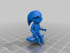 Link On A Swing Rear View Mirror Ornament 3D Printer Model