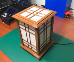 Japanese Lamp 3D Printer Model