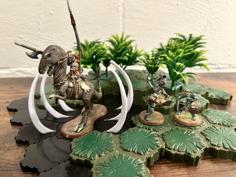 Heroscape Custom Terrain – Giant Skeleton Tar Pit 3D Printer Model