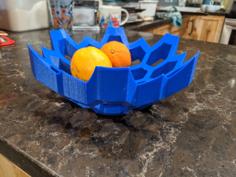 Hex Lattice Bowl 3D Printer Model