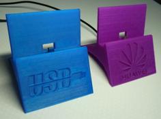 Smartphone USB Charging Station 3D Printer Model