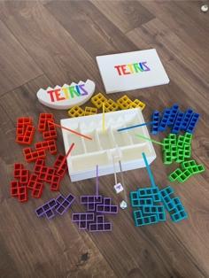 Balance Tetris Box For 6 AND 7 Pieces / Boite Du Jeu Balance Tetris Pour 6 ET 7 Pièces 3D Printer Model