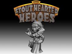 Stout Hearted Heroes – GYPSY Miniature – KICKSTARTER Sample 3D Printer Model