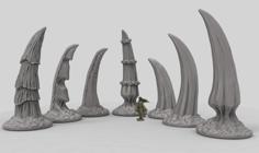 Beastman Spires 3D Printer Model