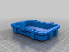 AA Battery Storage Box (Magnetic) 3D Printer Model