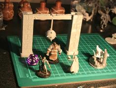 Swinging Traps For Dungeons And Dragons, Pathfinder, Warhammer Or Tabletop Fantasy Games. 3D Printer Model