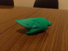 Shark Head Keychain 3D Printer Model