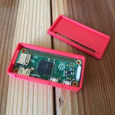 Raspberry Pi Zero Case With Camera Port (screwless) 3D Printer Model