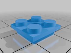 Lego Lattice Support 2579 2580 3D Printer Model