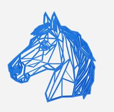 Caballo-horse 2d 3D Printer Model