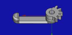 Spare Choke Hendel Makita Blower 3D Printer Model