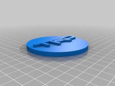 TRD Wheel Centre Cap (positive) 3D Printer Model