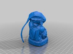 Lizard Buddha 3D Printer Model