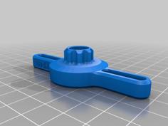 Shimano Crank End Cap Tool 3D Printer Model