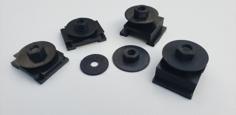 Scirocco MK1 Bumper Clips 3D Printer Model