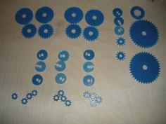 Lasercut Mendel Gear Set