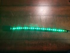 LED Paracord Dog Collar, Rechargeable 3D Printer Model