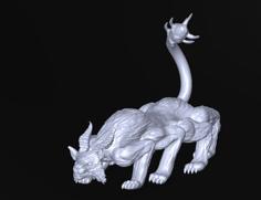 Kirre With Short Tail 3D Printer Model