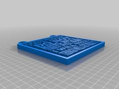 DOG SIGN 3D Printer Model