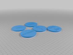 Drink Coasters 2.0 3D Printer Model