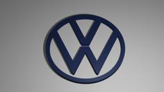 Volkswagen Logo 3D Printer Model