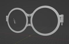 Fursuit Glasses 3D Printer Model