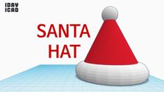 [1DAY_1CAD] SANTA HAT 3D Printer Model