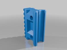 Airsoft Picatinny Rail Raiser (by 40mm, 75mm Long) 3D Printer Model