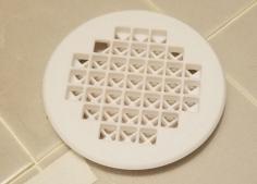 EZ Simple Print: Shower Drain Cover 3D Printer Model