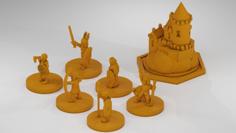 Alternative, 10mm Miniatures For Pocket-Tactics Legion Of The High King 3D Printer Model