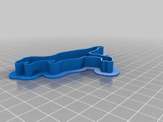 Dinosaur Cookie Cutter Shapes – 100mm 3D Printer Model