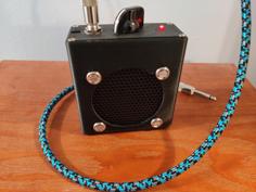 Portable Guitar Amp 3D Printer Model