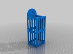 Wall Mounted Drumstick Holder 3D Printer Model