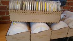 Laser Cut 7″ Reel Storage X 24