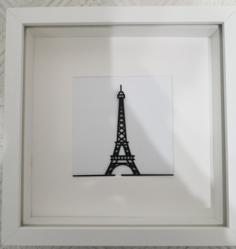 Eiffel Tower Flat 3D Printer Model