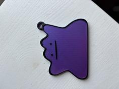 Ditto Pokemon Keychain 3D Printer Model