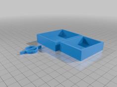 Diagonal Square Box With Top Design 3D Printer Model