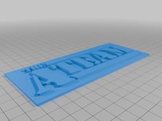 A-Team Logo 3D Printer Model