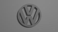 Volkswagen Logo 3D Printer Model