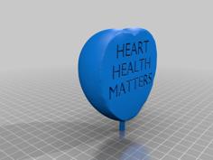 Heart Health Matters 3D Printer Model