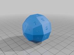 D40 Dice 3D Printer Model