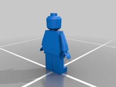 Lego Minifigure 3D Printer Model