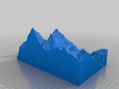 Eriz (switzerland) Topography 3D Printer Model