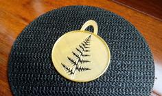 Fern Leaf Stencil 3D Printer Model