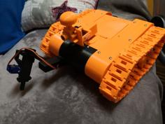 Arduino Robot Tank Mod With Suspension And Camera 3D Printer Model