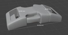 Side Release Buckle Clip – Curved 3D Printer Model