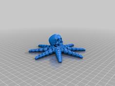 OctoSkull 3D Printer Model