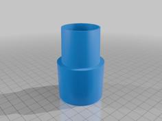 Vacuum Adapter, Vacuflo Inlet 3D Printer Model