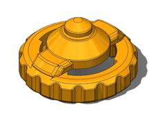 Beyblade Metal Fight Parts 3D Printer Model