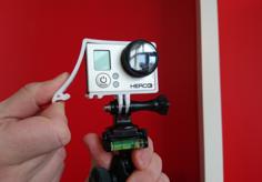 Quick Release GoPro Hero Frame 3D Printer Model